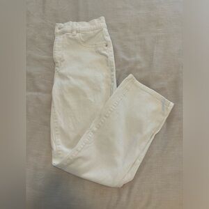 DL1961 white vintage ankle jeans